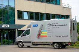 ACE Vorführwagen besucht Kunden in Europa