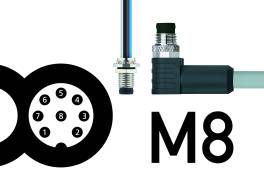 Neue hochpolige M8-Steckverbinder