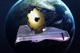James-Webb-Weltraumteleskop Primärspiegelsegment auf der LASER Messe 2022 