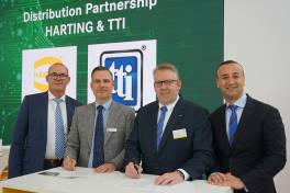 Harting und TTI Europe erweitern ihre Vertriebspartnerschaft