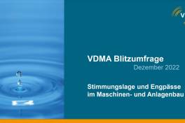 VDMA: Maschinen- und Anlagenbau bleibt in schwerer See auf Kurs