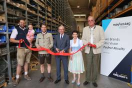 Alpen-Maykestag eröffnet im Jubiläumsjahr Hightech-Logistikzentrum in Puch/Salzburg