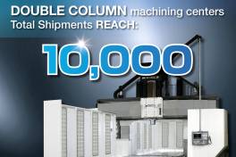 Okuma knackt Verkaufsmarke von 10.000 Doppelständer-Bearbeitungszentren der MCR-Serie
