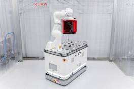 Kuka-Cobot ermöglicht 24/7-Produktion dank induktiver Ladetechnologie