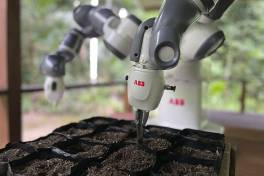 Weltweit abgeschiedenster Roboter von ABB automatisiert Wiederaufforstung im Amazonas