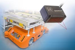 Positionierung autonomer Transportsysteme: Lasersensor optoNCDT 1220 von Micro-Epsilon
