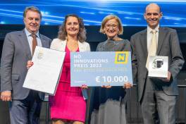 Microtronics wurde für berührungslose Füllstandmessung mit NÖ Innovationspreis ausgezeichnet