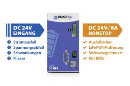 DC-Notstromversorgung mit integrierter LiFePO4-Batterie von Bicker