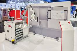 ABB präsentiert auf der EMO 2023 Lösungen für die flexible Maschinenbeschickung