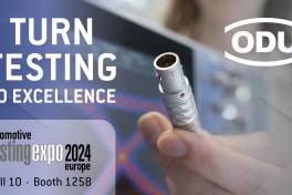 ODU auf der Automotive testing Expo: Turn testing to excellence
