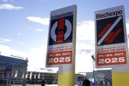 Blechexpo/Schweisstec findet vom 21. bis 24. Oktober 2025 statt