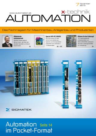 Automation Ausgabe 7/November 2013