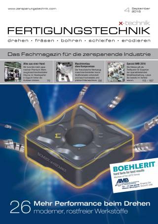 Fertigungstechnik Ausgabe 4/September 2016