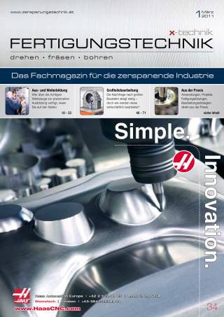 Fertigungstechnik Ausgabe 1/März 2011