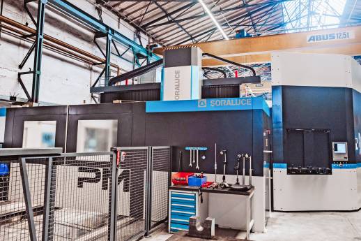Portalfräsmaschine PM 4000 2T von Bimatec Soraluce sorgt für Präzisionsbearbeitung bei Alstom