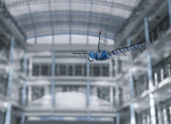 Der BionicOpter: Eine Leichtbaukonstruktion mit intelligenter Kinematik.