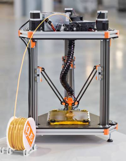igus präsentiert das erste hoch-abriebfeste Tribo-Filament für 3D-Drucker. (Quelle: igus GmbH)