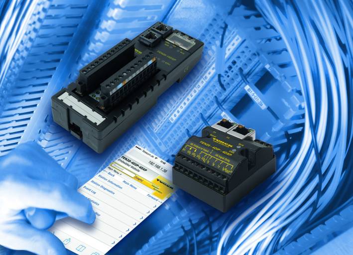 Die FEN20 von Turck machen Signalgeber und Aktoren schnell und einfach Ethernet-fähig