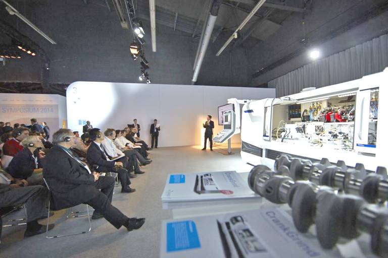 Mit 154 Präsentationen wurde den Besuchern eine 360°-Sicht auf den Bereich der Hartfeinbearbeitung vermittelt.