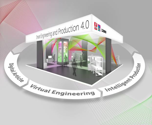 Smart Engineering and Production 4.0, unter diesem Motto präsentieren Eplan, Rittal und Pheonix Contact, wie Produktdaten entstehen, für die Erstellung von virtuellen Prototypen genutzt und über standardisierte Schnittstellen bis in die Fertigung weitergereicht werden.