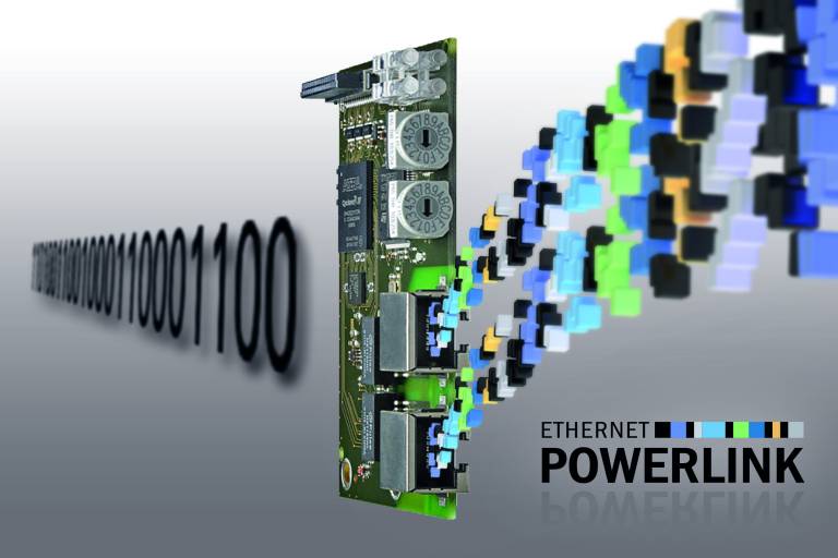 Mit dem kompakten Kunbus-COM-Modul können Sensoren und Aktoren einfach an ein POWERLINK-Netzwerk angebunden werden.