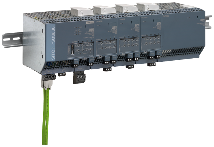 Das neue Stromversorgungssystem Sitop PSU8600 macht die DC-Versorgung einer Maschine oder Anlage erstmals transparent.