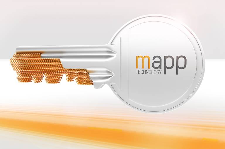 Die 2014 vorgestellten modularen Bausteine der mapp Technology senken die Entwicklungszeit für neue Maschinen und Anlagen um durchschnittlich 67%. Bisher werden sie bereits in ca. 200 Kundenprojekten verwendet.
