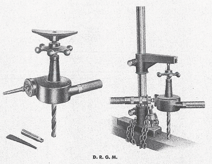 Suhner Bohrwerkzeuge aus den 1920er Jahren.