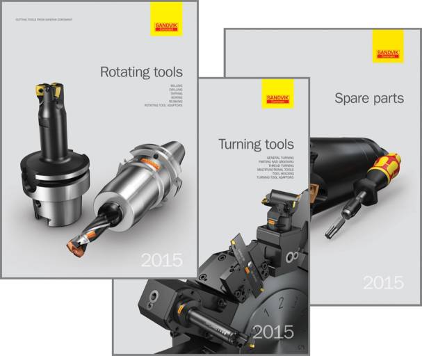 Der neue Sandvik Coromant Print-Katalog ist in die Kategorien „Rotierende Werkzeuge“, „Drehwerkzeuge“ und „Ersatzteile“ eingeteilt und beinhaltet mehr als 35.000 derzeit verfügbare Werkzeuge.