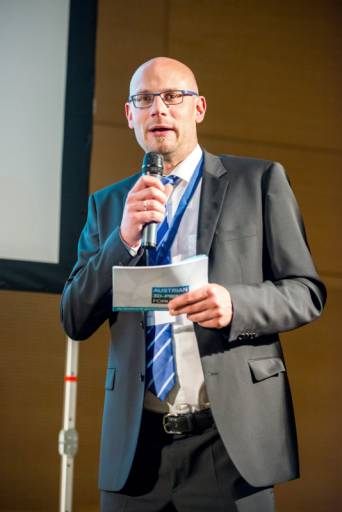 Dr. Johannes Homa, CEO der Lithoz GmbH ist technisch Verantwortlicher für die Veranstaltung.
