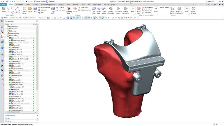 Die Siemens Convergent Modeling-Technologie unterstützt Konstrukteure dabei, Bauteile für den 3D-Druck aufzubereiten.