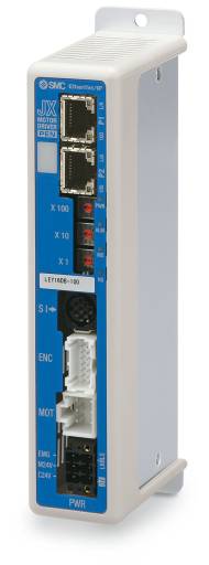 Der neue Schrittmotor-Controller JXC91 ist für die vernetzte Fertigung gemacht: In EtherNet/IP™-Netzwerken lassen sich damit Antriebe direkt ansteuern.