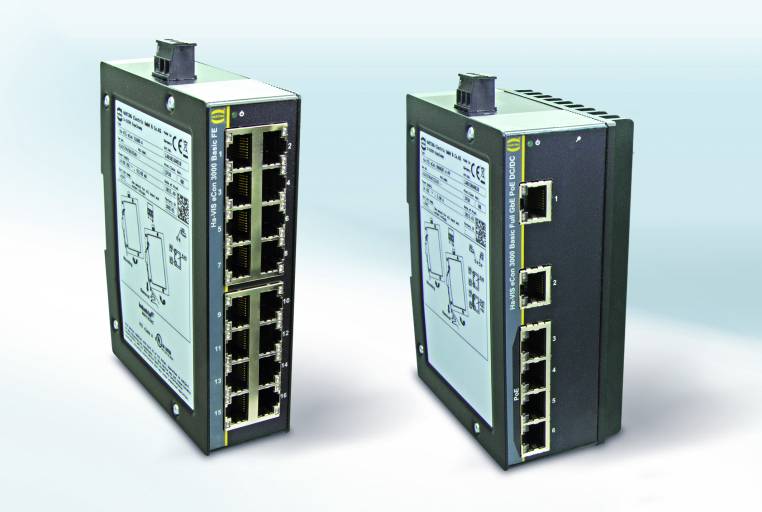 Ab sofort unter automation24.at erhältlich: Kompakte Ethernet Switches von Harting mit 16 Ports sowie PoE+ Switches mit integriertem DC/DC-Wandler. 