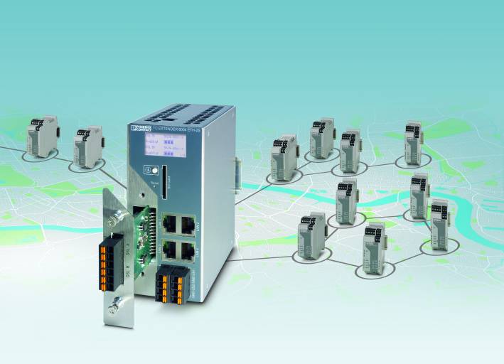 Mit dem neuen Managed-Ethernet-Extender-System lassen sich bis zu 20 km entfernte Anwendungen einfach vernetzen.