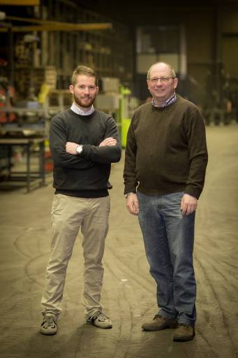 Ein starkes Team: der junge Geschäftsführer Florian Weber und sein Vater, der Firmengründer Heinz Weber.