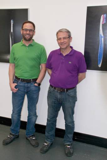 Sehr zufrieden mit VISI und mit der Automatisierung: Kais Hamza (links) und Roland Trombelli.