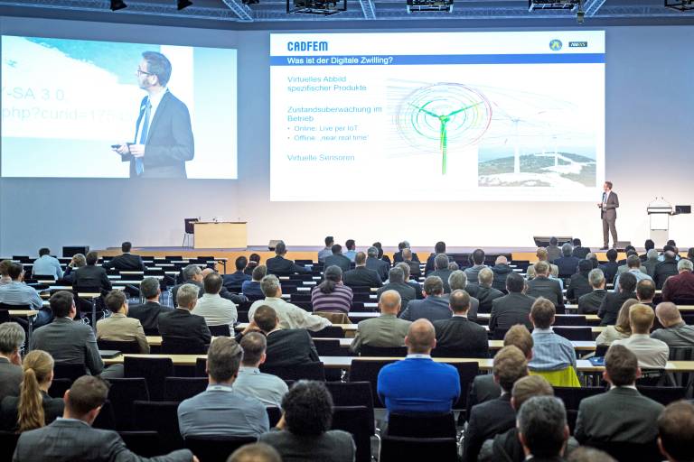 Vom 15. bis 17. November 2017 findet in Koblenz die 35. CADFEM ANSYS Simulation Conference statt. Diese Konferenz bietet viele Informationen und Diskussionsmöglichkeiten (Bilder: CADFEM/ANSYS)