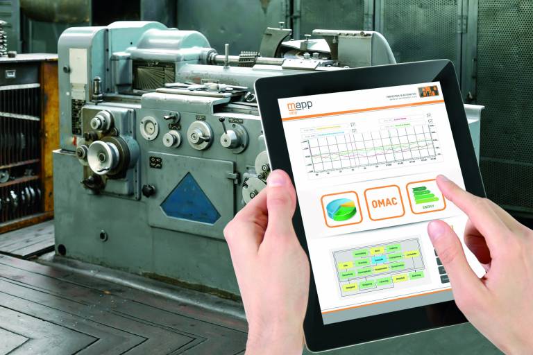 Die Industrial-IoT-Lösungspaket Orange Box von B&R digitalisiert Brownfield-Anlagen.