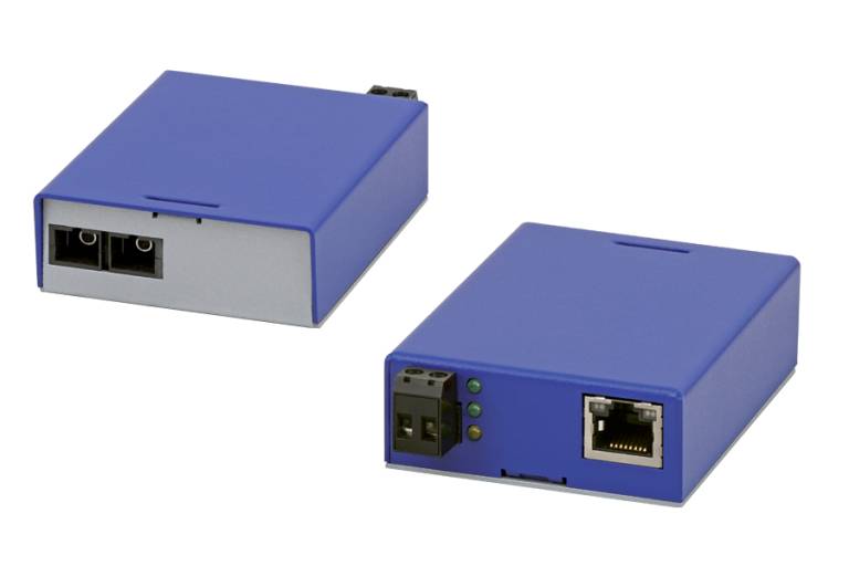 Die neuen Ethernet-Medienkonverter e-light 1000XS-G und e-light 1000XS-GP von eks Engel sind speziell für industrielle Anwendungen wie die Vernetzung von Maschinen oder die Anbindung von IP-Kameras. 