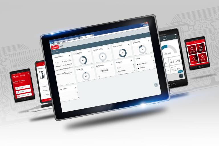 Danfoss Drives bietet eine Vielzahl digitaler Werkzeuge die Anwendern bei der Planung, im Betrieb, beim Monitoring und Service die Arbeit erleichtern.