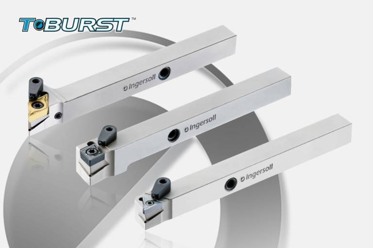 Ingersoll erweitert das bestehende Produktspektrum um neue T-Burst Halter für Swiss-Type Drehmaschinen. 