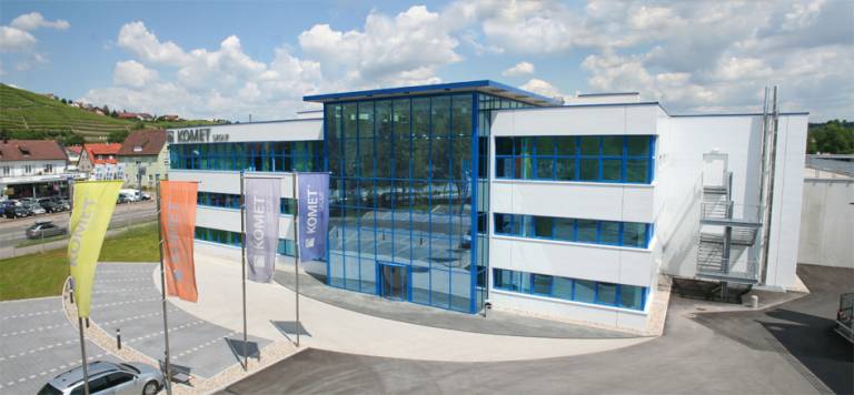 Hauptsitz der Komet Group in Besigheim, Deutschland.