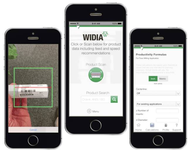 Bei der Entwicklung der Machining Central App war Widia vor allem eine hohe Benutzerfreundlichkeit sowie die einfache und schnelle Handhabung wichtig.