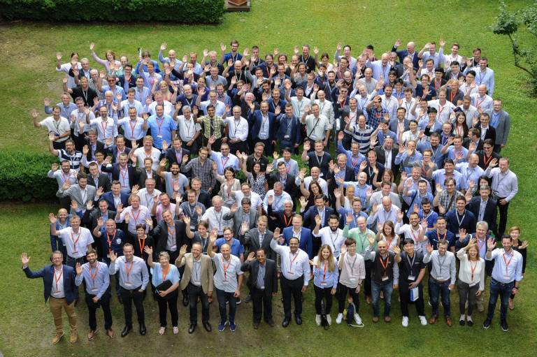 215 Teilnehmer von 98 Unternehmen aus 30 Ländern trafen sich unter dem Eventmotto „World Cup of Automation“ in Wien zur Copa-Data Global Partner Academy 2018. (Bild: Stefanie Starz)