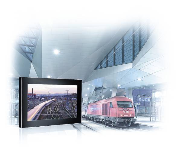 Die ÖBB Infrastruktur AG setzt FlatClient Panel PCs und FlatView Monitore von Kontron zur Überwachung des Zugverkehrs und des Streckennetzes ein.