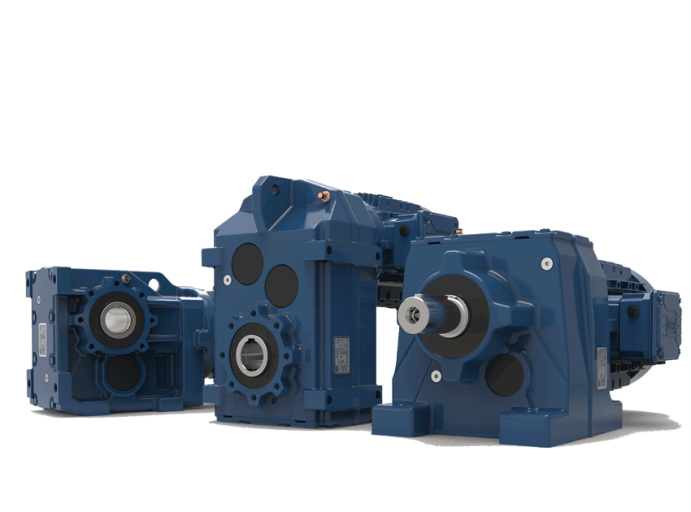 Die neuen Getriebeanbaumotoren für das aktuelle Getriebemotorenprogramm WG20 für Nennmomente bis 4.500 Nm sind komplett mit der EUSAS-Wicklung ausgeführt.