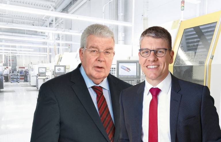 Dr. Dieter Kress übergab mit 1. Jänner 2018 die Geschäftsführung der Mapal Dr. Kress KG an seinen Sohn Dr. Jochen Kress.