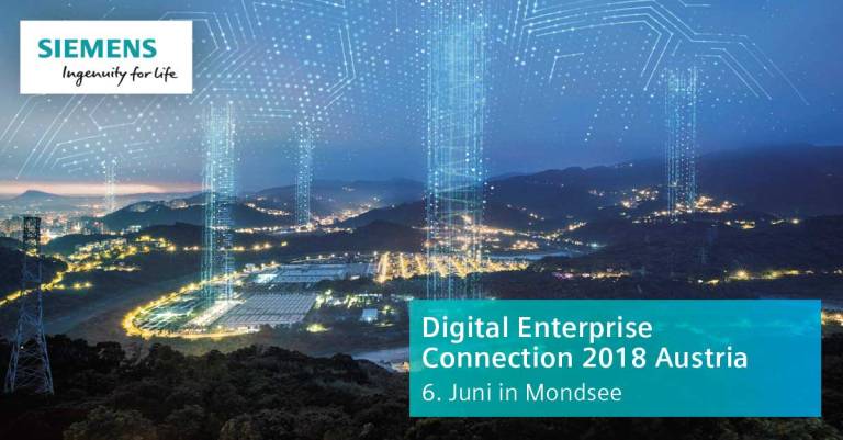 Digital Enterprise Connection 2018 am 6. Juni 2018 im Schlosshotel Mondsee.