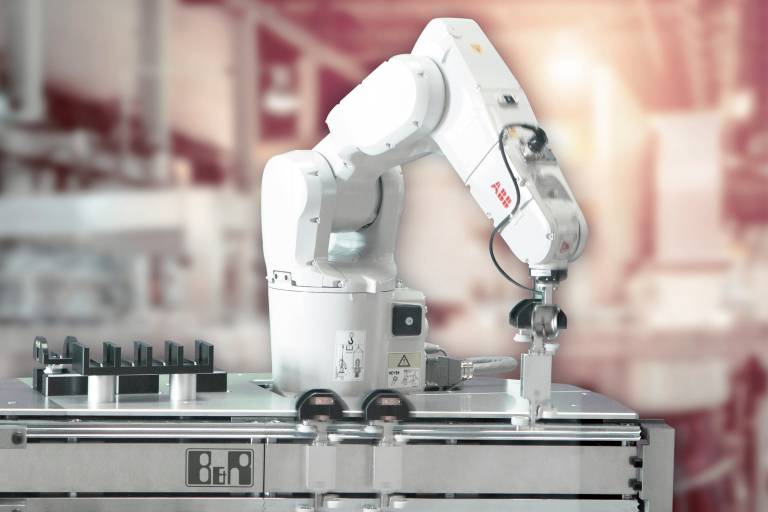 Auf der SPS zeigt B&R erstmals ABB-Roboter als integralen Bestandteil seines Automatisierungssystems.