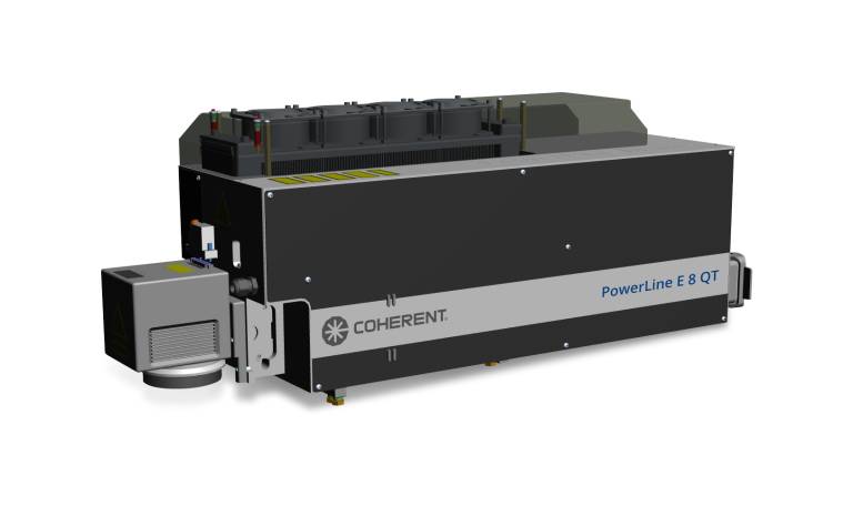 Coherent PowerLine E 8 QT für hohen Durchsatz in der Kunststoffbeschriftung.